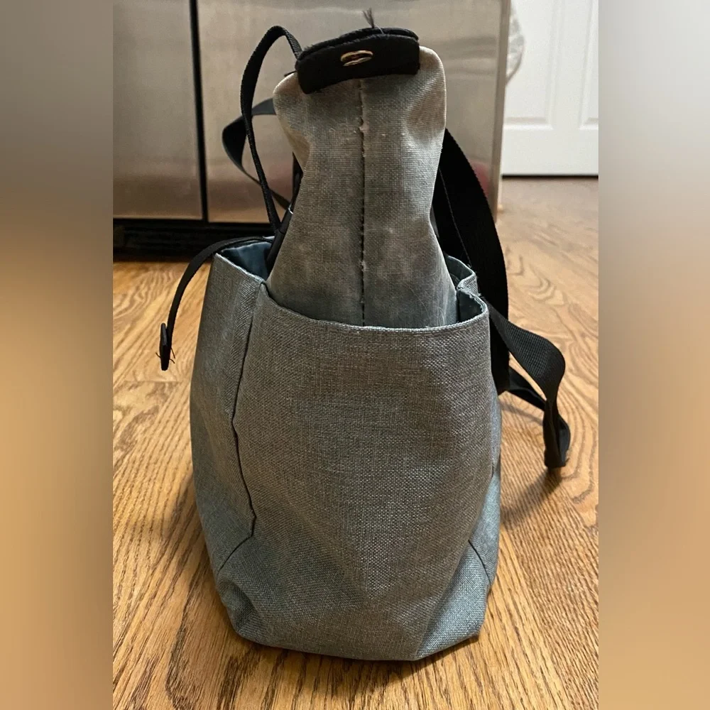Eddie Bauer First‎ Adventure Diaper Travel Bag Gray Pockets